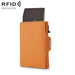 Rfid Carbon Fiber Zipper Card Holder