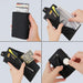 Rfid Carbon Fiber Zipper Card Holder