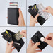 Rfid Carbon Fiber Zipper Card Holder