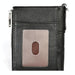 Rfid Chain Wallet With Double Zipper And Card Slots