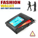 Rfid Chain Wallet With Double Zipper And Card Slots
