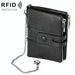 Rfid Chain Wallet With Double Zipper And Card Slots