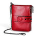 Rfid Chain Wallet With Double Zipper And Card Slots