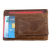 Rfid Crazy Horse Leather Card Holder Wallet