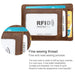 Rfid Crazy Horse Leather Card Holder Wallet