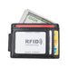 Rfid Crazy Horse Leather Card Holder Wallet