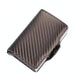 Rfid Double Aluminum Card Holder With Automatic Pop Up
