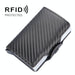 Rfid Double Aluminum Card Holder With Automatic Pop Up