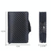 Rfid Double Aluminum Card Holder With Automatic Pop Up