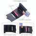 Rfid Double Aluminum Card Holder With Automatic Pop Up