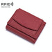 Rfid Leather Coin Purse Wallet Compact And Secure
