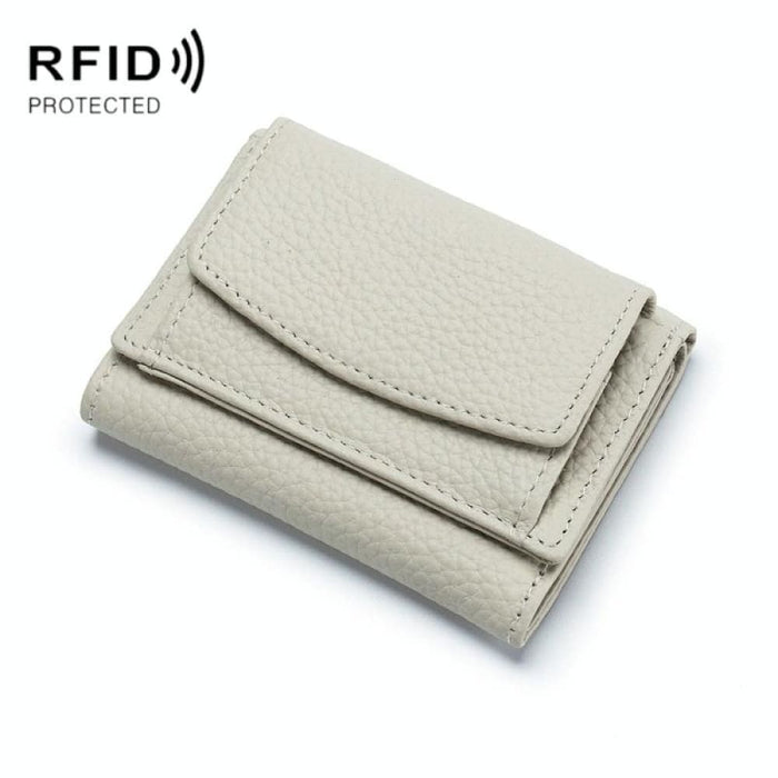 Rfid Leather Coin Purse Wallet Compact And Secure
