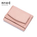 Rfid Leather Coin Purse Wallet Compact And Secure