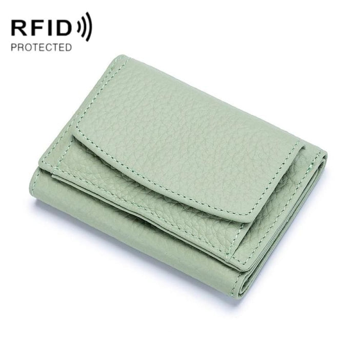 Rfid Leather Coin Purse Wallet Compact And Secure