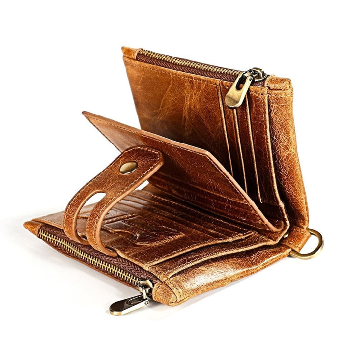 Rfid Leather Mens Wallet With Card Holder
