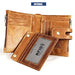 Rfid Leather Mens Wallet With Card Holder