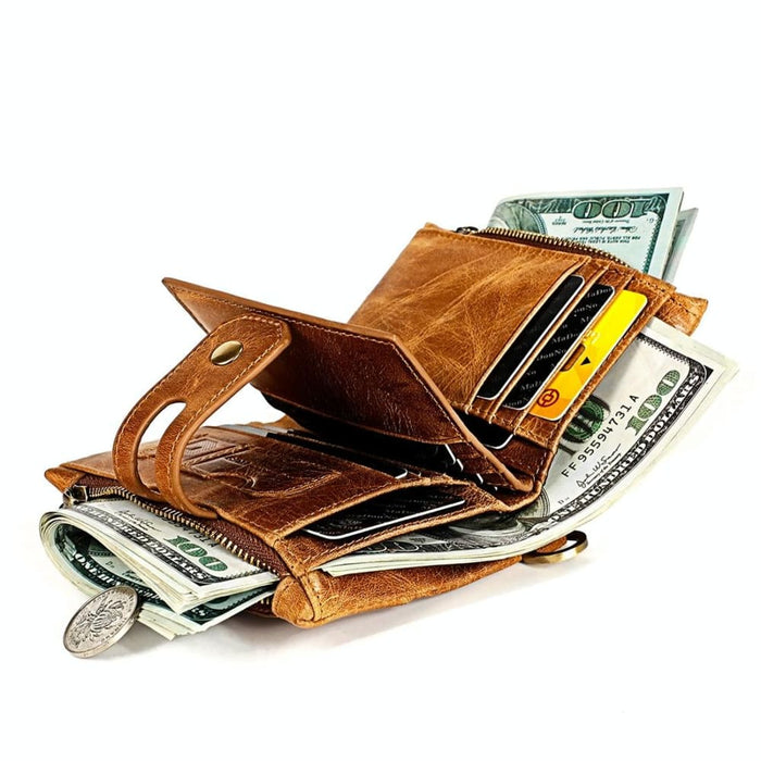 Rfid Leather Mens Wallet With Card Holder