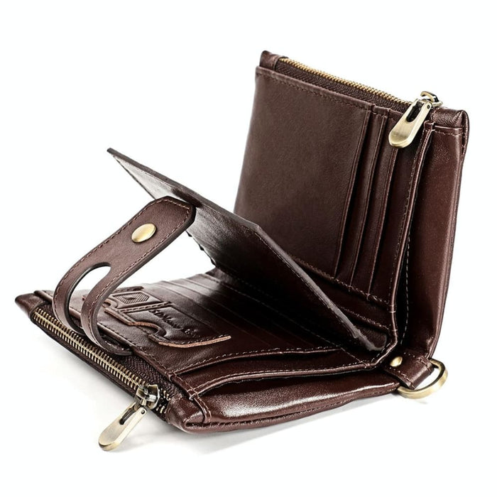 Rfid Leather Mens Wallet With Card Holder