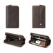 Rfid Leather Multi Card Mens Wallet Coffee