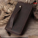 Rfid Leather Multi Card Mens Wallet Coffee