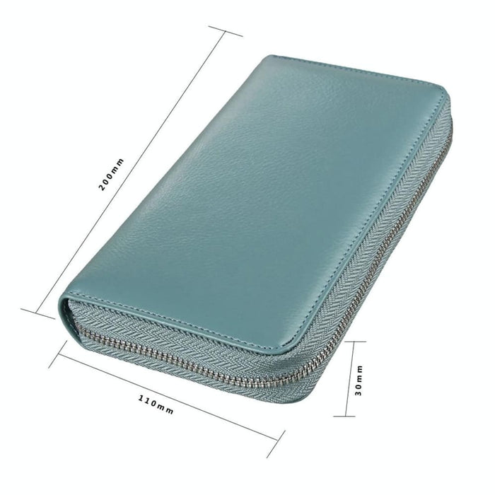 Rfid Leather Passport And Card Holder