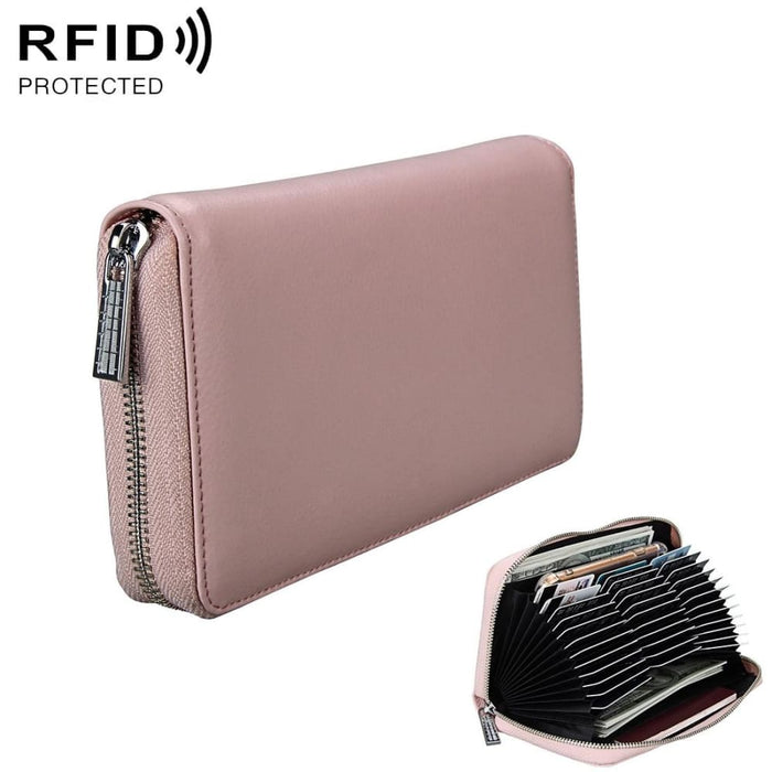 Rfid Leather Passport And Card Holder