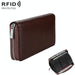 Rfid Leather Passport And Card Holder