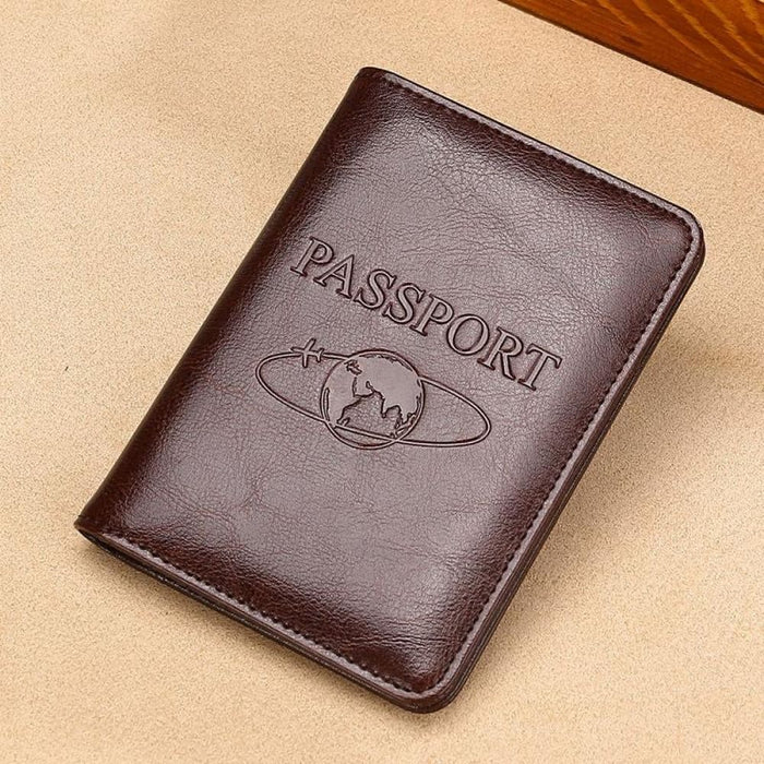 Rfid Leather Passport Holder