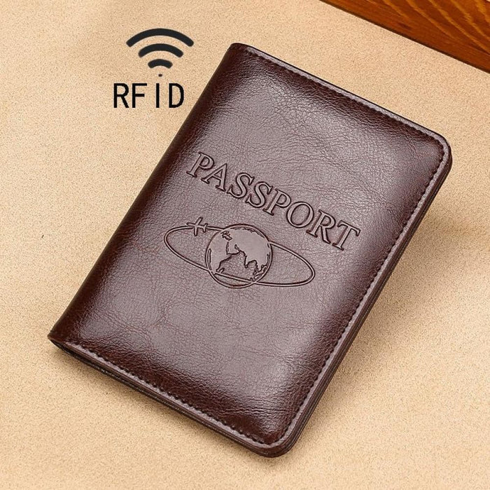 Rfid Leather Passport Holder