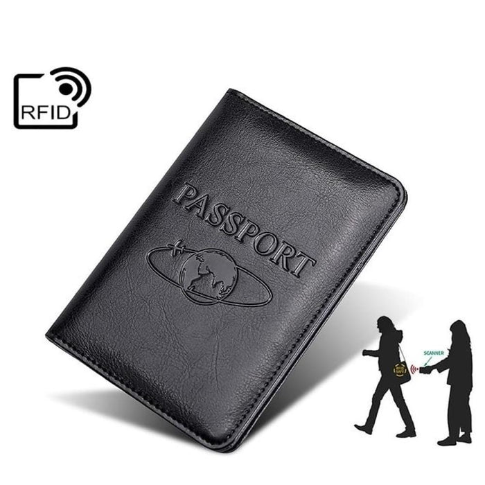 Rfid Leather Passport Holder