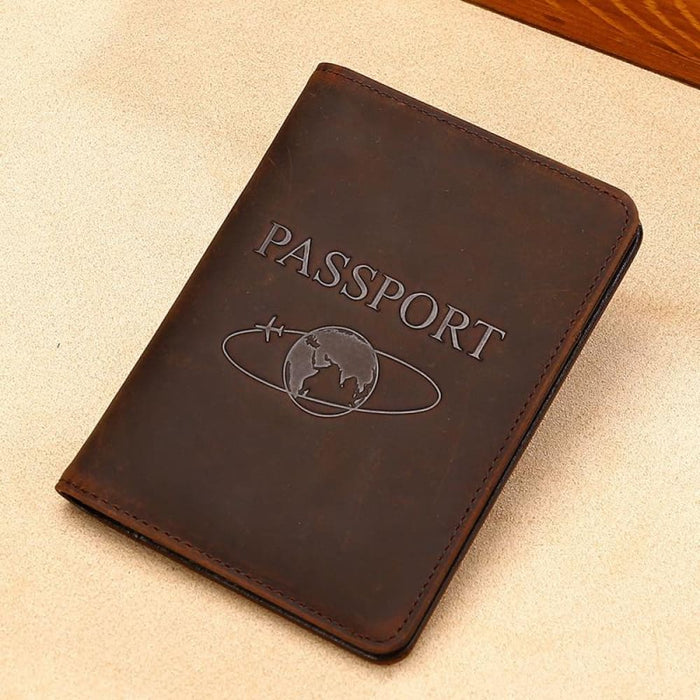 Rfid Leather Passport Holder