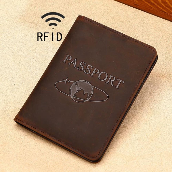 Rfid Leather Passport Holder
