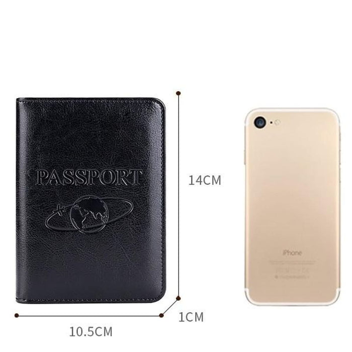 Rfid Leather Passport Holder
