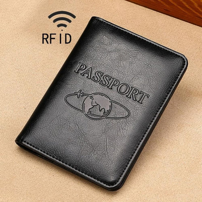 Rfid Leather Passport Holder