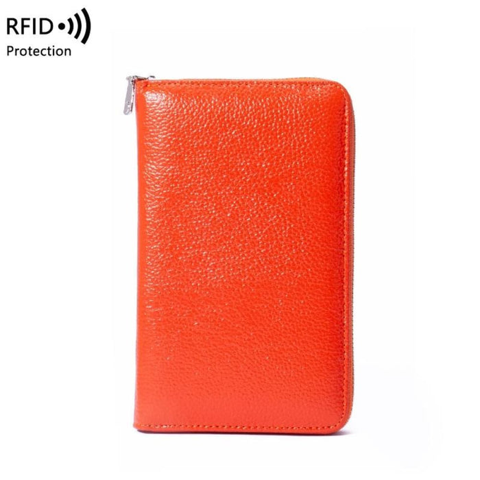 Rfid Leather Passport Wallet