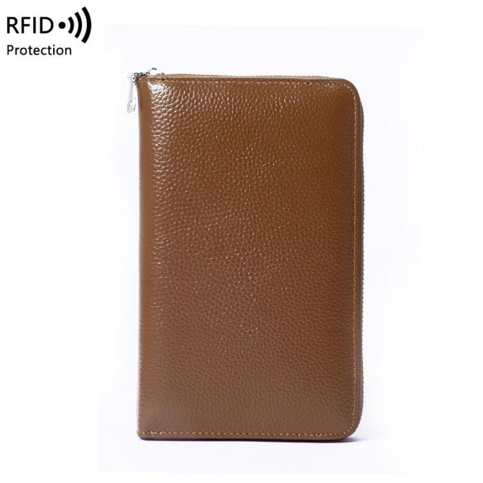 Rfid Leather Passport Wallet