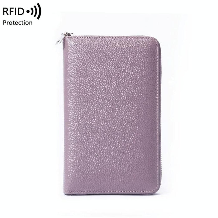 Rfid Leather Passport Wallet