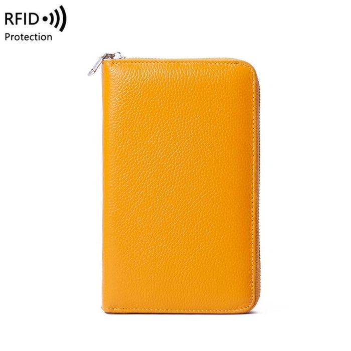 Rfid Leather Passport Wallet
