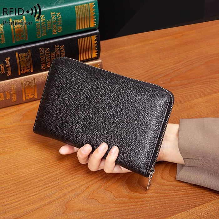 Rfid Leather Passport Wallet