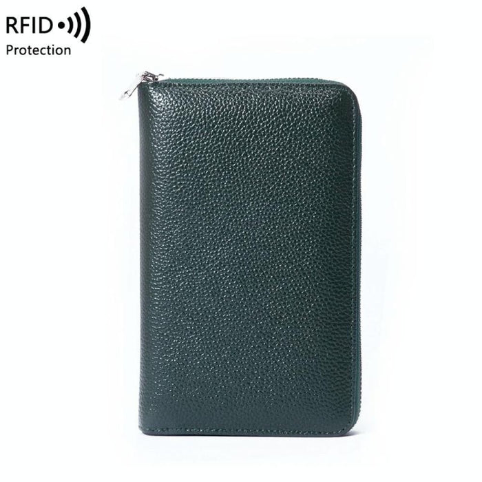 Rfid Leather Passport Wallet