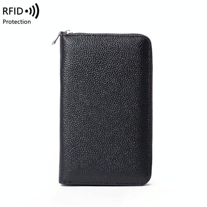 Rfid Leather Passport Wallet