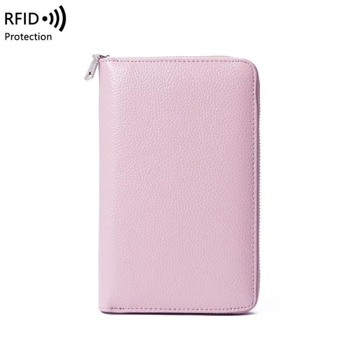 Rfid Leather Passport Wallet