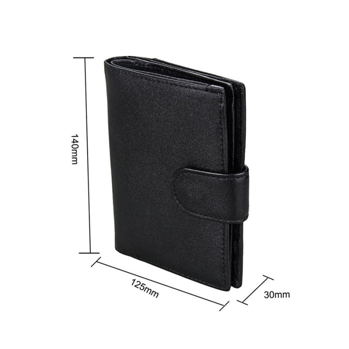 Rfid Leather Wallet And Passport Holder For Men