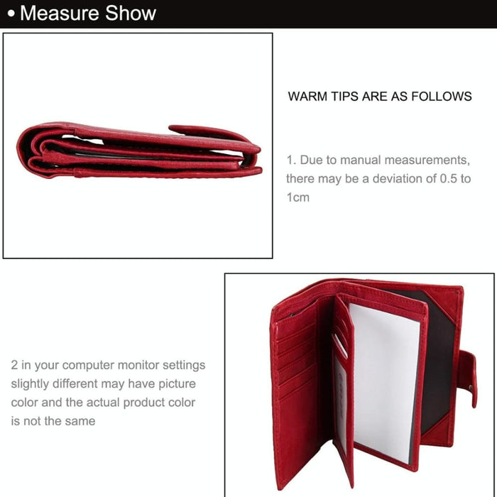 Rfid Leather Wallet And Passport Holder For Men