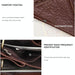 Rfid Leather Wallet And Passport Holder For Men