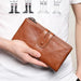 Rfid Leather Wallet For Women