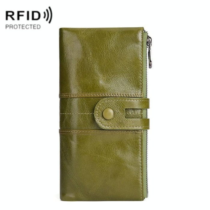 Rfid Leather Wallet For Women