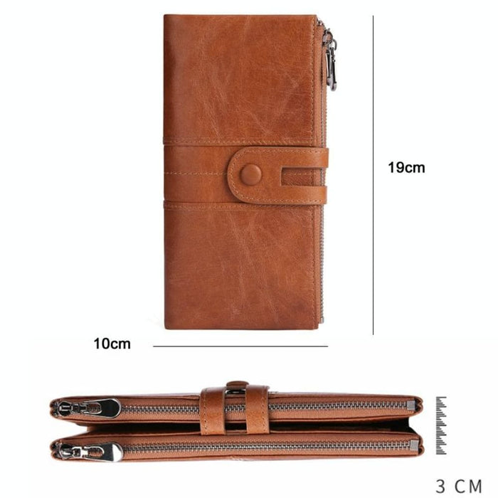 Rfid Leather Wallet For Women