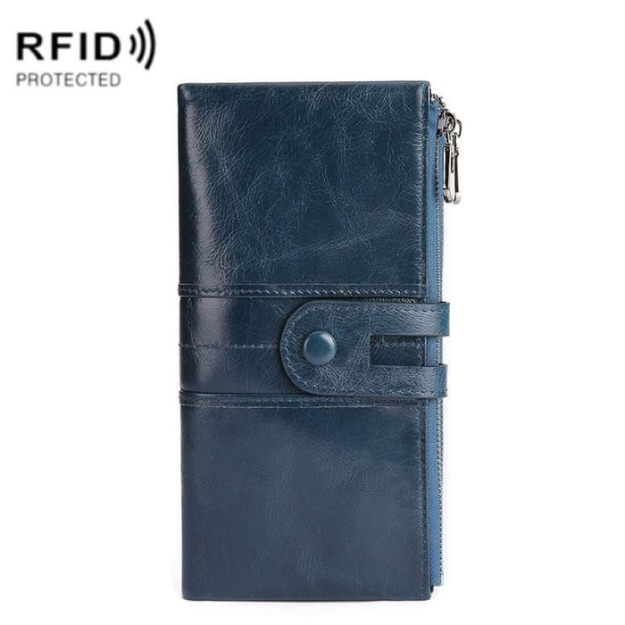 Rfid Leather Wallet For Women