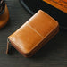 Rfid Leather Zipper Card Holder For Change